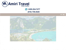 Tablet Screenshot of amiritravel.com